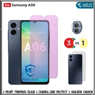 Samsung A06 Tempered Glass Package Samsung A05 Tempered Glass Blue Light Clear