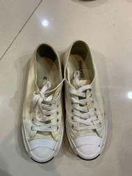 Converse白色開口笑