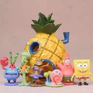 Spongebob SquarePants Pie Big Star Crab Boss Hand Office Aquarium Fish Tank Landscaping Decoration Small Ornaments 4.12