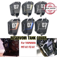 MT07 FZ07 Radiator Water Coolant Reservoir Tank Guard MT07 FZ07 Reservoir Tank cover CNC