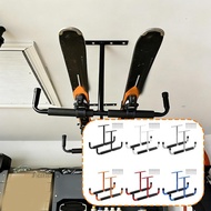 [Fenteer1] 2x Overhead Garage Storage Rack Hook Utility Hanger Iron Ceiling Hanger for Kayak Bike Ga