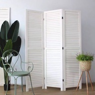 2kxx【3pcs】All Solid Wood Louver Screen Old Louver Screen Vintage Louver Screen Baiye Screen Baiye Sc