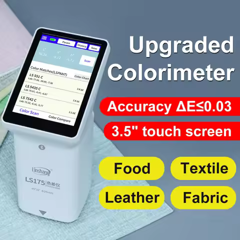 Colorimeter Fabric Color Checker Colorchecker LS175 45°/0° Touch Screen Large Measuring Aperture 20m