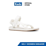 KEDS WF65019 TRIO ECO SANDAL/SNOW WHITE Women's Sandals Wedge Heel White very good