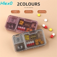 Convenient Pill Box Medicine Cutter Portable Small Pill Storage Box Sealed Multi-grid Medicine