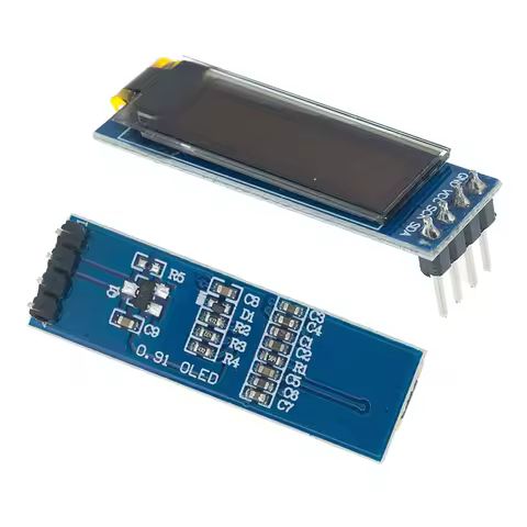 I2C OLED Display Module 0.91 Inch I2C SSD1306 OLED Display Module White / BLUE I2C OLED Screen Drive