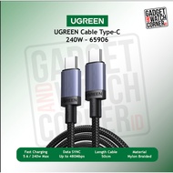 UGREEN Type C to Type C Fast Charging 240w Nylon Braided Cable - 65906