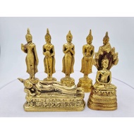 Birthday Buddha {Birthday Buddha} (Weekly Buddha) Thailand Buddha amulet Bronze Statue Knee 5cm Bronze Statue