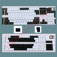 A full set 109pcs + 2pcs KeyCaps for Logitech G813 G913 G815 G915 US UK Version white and black colo