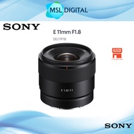Sony E 11mm f/1.8 Lens, An ideal APS-C prime for stills and movies SEL11F18