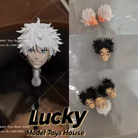 1/12 Blood Gojo Head Choso Yuta Nanami Kento Anime Male Painted Head Sculpt Customization For 6" Shf