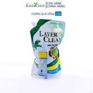 [HCM]Nước rửa chén hữu cơ Layer Clean túi 2 lít