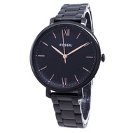 FOSSIL ES4511 Women's Analog Watch Jacqueline 3-hand SS Bracelet Black *Original