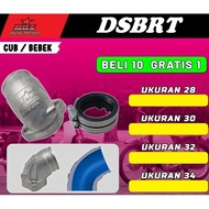 BRT Intake for Bebek & Matic 28 30 32 34mm JUPITER Z GRAND MIO SUPRA VEGA SCOOPY CarburetorBEAT