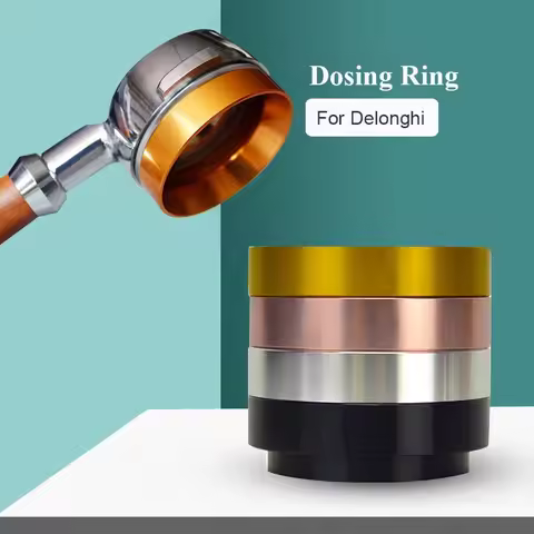 49mm Tamper Dosing Ring Magnetic Funnel Espresso Cafeteria Coffee Bar Ring Barista Italian Coffee Ma