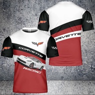 CHEVROLET CORVETTE C6-SPEED MASTERPIECE RACING 3D T-SHIRT FOR MEN US SIZE S-5XL