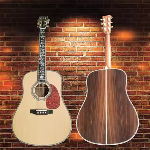 40 inch D45 series solid wood profile small vase inlaid with acoustic acoustic guitar