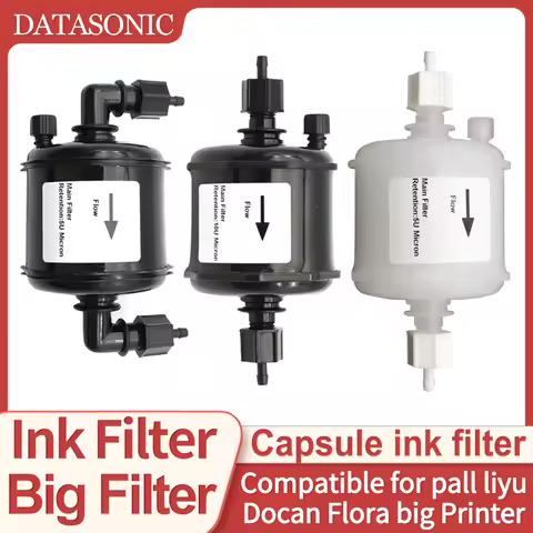 1pcs 10um 5um capsule ink filter for inkjet printer big filter for pall liyu Myjet Vista Solvent Ink