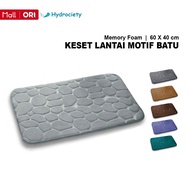 Hydrocietystore Anti-Slip Memory Foam Doormat Size 40x60Cm DD-16B