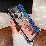 OPPO A5 Pro 5G A5i Pro A5x A3x A3 Pro 5G Signature Name Cover Shockproof Case Stitch Pattern Silicon