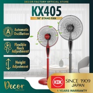 KDK Stand Fan KDK KX405 16" 40CM 3 Speed 3 Blades ON/OFF Switch Industrial Stand Fan Kipas Berdiri K