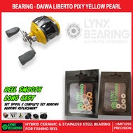 LYNX bearing Daiwa Liberto Pixy Yellow Pearl ceramic stainless steel fishing baitcasting reel