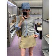 [Droom7] Genuine Korean Made In Korea Fake Two-Piece Stitching Cardigan 26SS60 Shopee Coins Reward