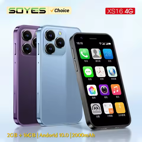 SOYES XS16 Mini Android10.0 Smartphone 4G Network 2GB RAM 16GB ROM 3" Display 5MP Camera Dual SIM Wi