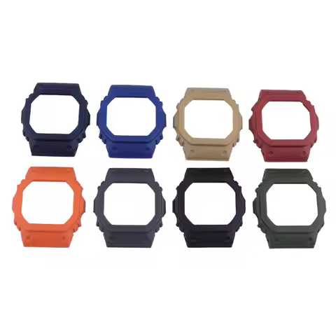 16mm Resin watch band and case compatible for Casio DW-5600 5000 GWX-5600C GW-B5600 watch strap men 