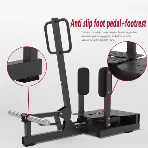Gym Hip and Leg Trainer Hack Squat Hip Bridge Machine Rhinoceros Squat Stand Hip Abduction Fitness S