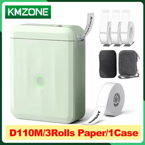 NIIMBOT D110 Upgraded Version Thermal Label Printer Mini Portable Smart Maker With Tape for Office H