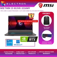 MSI Thin 15 B13VE-3216 15.6'' FHD Cosmos Gray ( i5-13420H, 8GB, 512GB SSD, RTX4050 6GB, W11, HS )