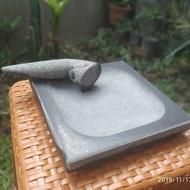 20Cm Granite Stone Mortar and Pestle + Super Fine River Stone Mortar