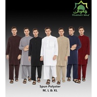 setelan pakistan baju dan celana polos - koko gamis pria - kurta