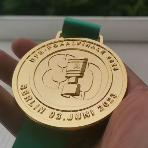hot sale 2023 DFB-Pokal Final Champions gold Medals The RB LEIPZIG Champions Medal Metal Medals Fan 