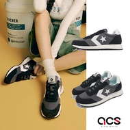 Converse Casual Shoes Omega Trainer Men's Women's Black Karina Sneakers [ACS] A13378C