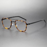 Ultra Light Optical Glasses Frame Aviator Double Beam Pilot Eyewear Men Women TR Pure Titanium Spect