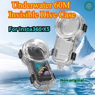 Underwater 60M Invisible Dive Case for Insta360 X5 Waterproof Housing Cover Dive Shell Accessories