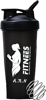 H.R.N Shaker Bottles For Protein Mixes, Shaker Bottle Perfect For Protein Shakes, Pre and Post Worko