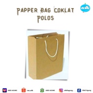 Small Plain Chocolate Paper Bag /pack