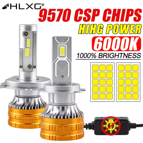 Super H4 H7 H11 LED CANbus Error Free K5C K6C Plus H1 H8 9005 9006 HB3 HB4 Led Headlight Turbo Auto 