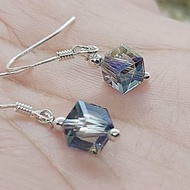 進口奧地利水晶純銀耳勾