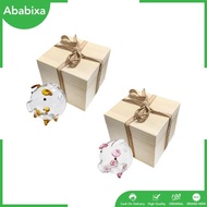 [Ababixa] Small Piggy Bank Kids Birthday Gift Pig Figurine for Christmas Girls Boys