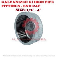 1/2" - 2" GI END CAP / GALVANISED IRON END CAP PIPE/ GI FITTING