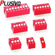 Red DIP Switch (1p, 2p, 3p, 4p, 8p)