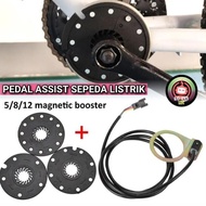 Produk Pilihan Pedal Assist Sepeda Listrik 5 / 8 / 12 Magnet Sensor Pas Elektrik Bike Universal Piri