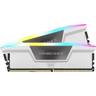 CORSAIR DDR5-6200MHz Desktop PC Memory VENGEANCE RGB DDR5 Series (PC5-49600) 32GB [2 x 16GB] - White