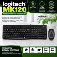 Logitech MK120 USB Wired Keyboard and Mouse Combo MK 120