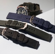 🇭🇰 包郵 🏃‍♂️ 加厚4mm 軍用尼龍錶帶 Heavy Nylon Watch Bands 20mm 22mm 24mm - Compatible with Rolex Submariner Om