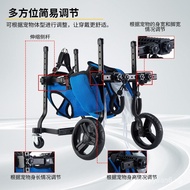 New Product Dog Postoperative Four-Wheel Rehabilitation Cart Small Dog Elderly Dog Assistive Walker 